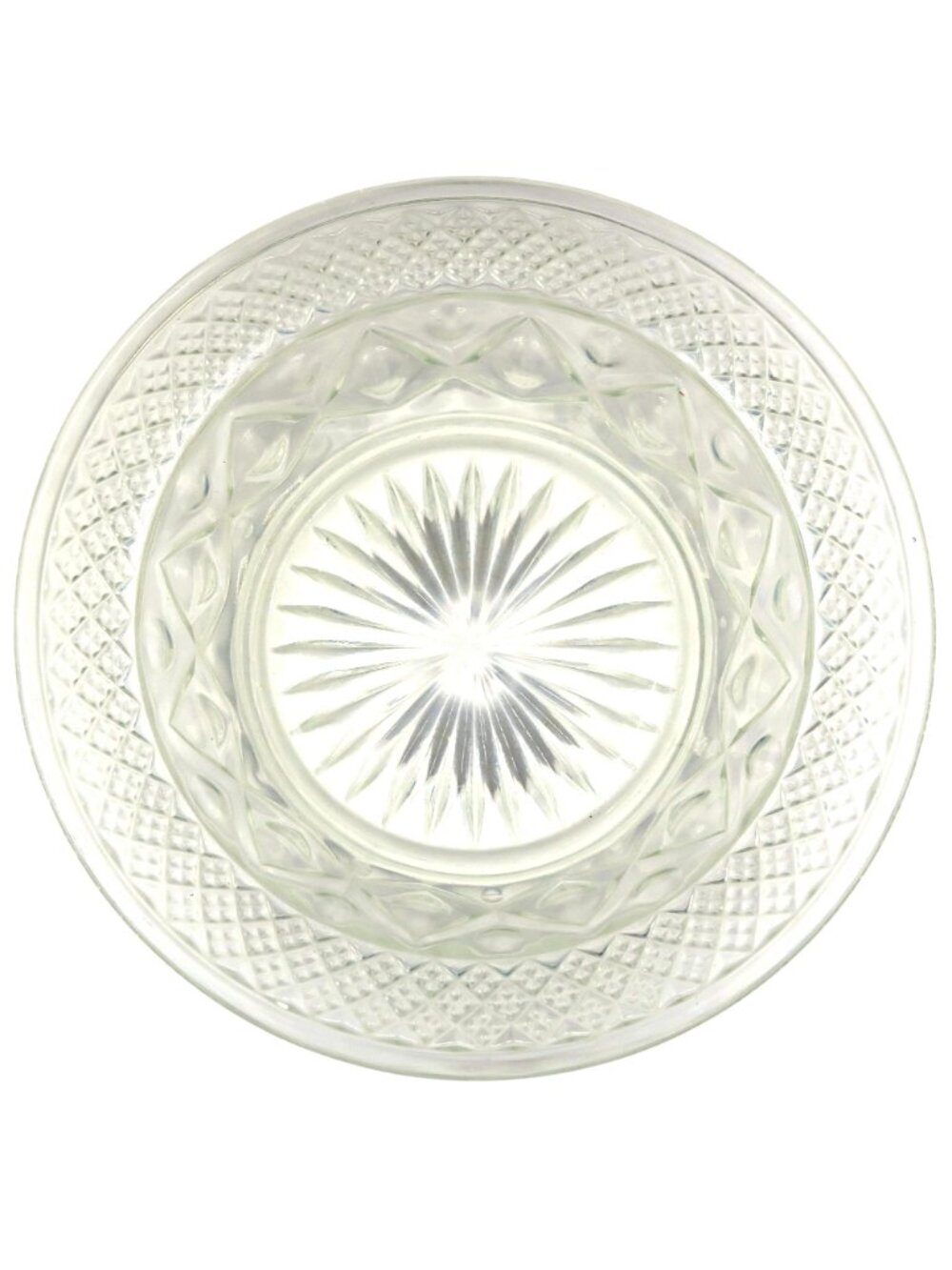Imperial Glass Cape Cod Clear Rimmed Cereal Bowl, Vintage Pressed Glass - Picture 3 of 4